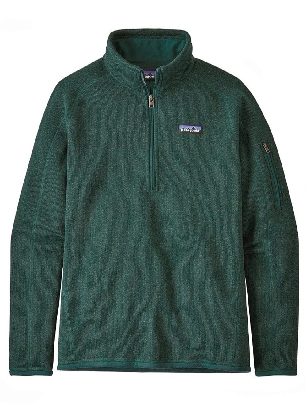 Patagonia Women’s Better Sweater 1/4-Zip Fleece Forest/Piki Green Medium